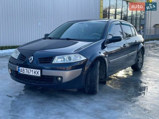 Синий Рено Меган, объемом двигателя 2 л и пробегом 224 тыс. км за 5450 $, фото 1 на Automoto.ua
