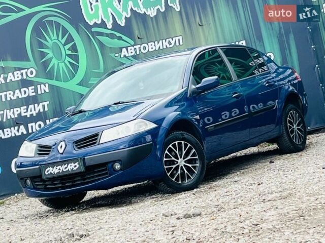 Синий Рено Меган, объемом двигателя 1.39 л и пробегом 228 тыс. км за 3700 $, фото 1 на Automoto.ua