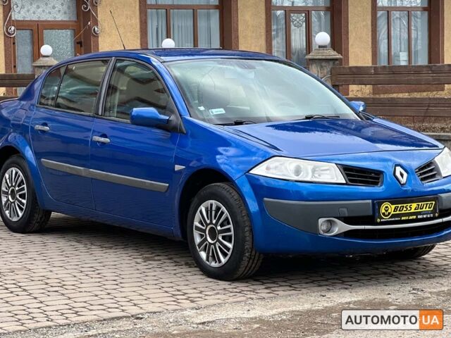 Синий Рено Меган, объемом двигателя 1.6 л и пробегом 255 тыс. км за 3999 $, фото 1 на Automoto.ua