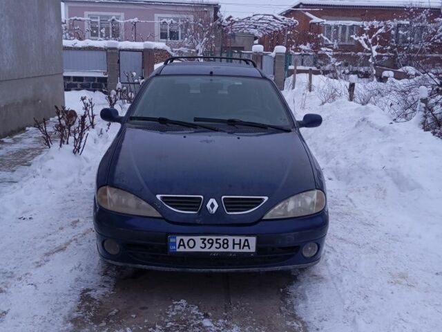 Синій Рено Меган, об'ємом двигуна 1.6 л та пробігом 276 тис. км за 1700 $, фото 1 на Automoto.ua