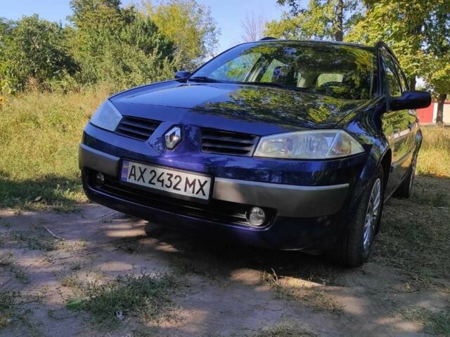 Синий Рено Меган, объемом двигателя 1.6 л и пробегом 247 тыс. км за 5200 $, фото 1 на Automoto.ua