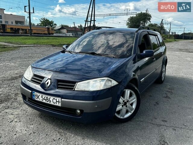 Синий Рено Меган, объемом двигателя 1.9 л и пробегом 420 тыс. км за 2999 $, фото 1 на Automoto.ua