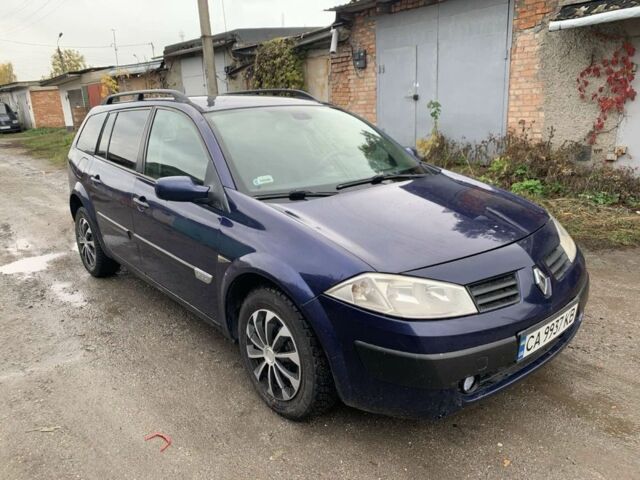 Синий Рено Меган, объемом двигателя 1.9 л и пробегом 370 тыс. км за 3102 $, фото 1 на Automoto.ua