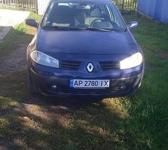 Синий Рено Меган, объемом двигателя 1.6 л и пробегом 186 тыс. км за 4300 $, фото 1 на Automoto.ua