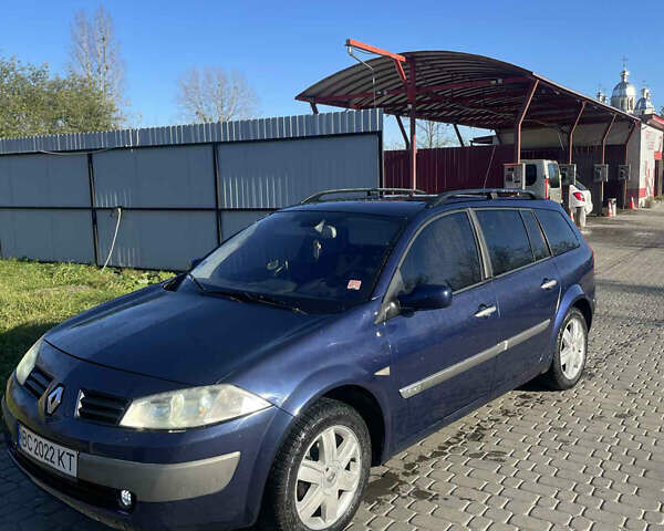 Синий Рено Меган, объемом двигателя 1.6 л и пробегом 270 тыс. км за 4500 $, фото 1 на Automoto.ua
