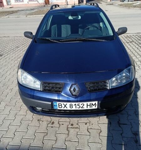 Синий Рено Меган, объемом двигателя 1.6 л и пробегом 310 тыс. км за 4200 $, фото 1 на Automoto.ua