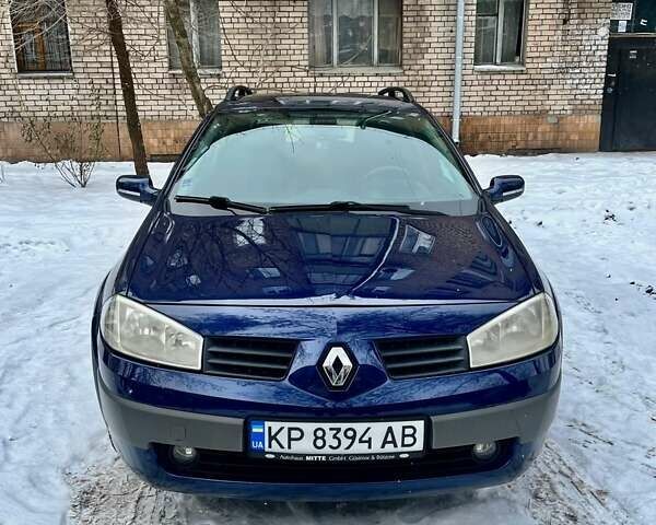 Синий Рено Меган, объемом двигателя 1.6 л и пробегом 205 тыс. км за 4500 $, фото 1 на Automoto.ua