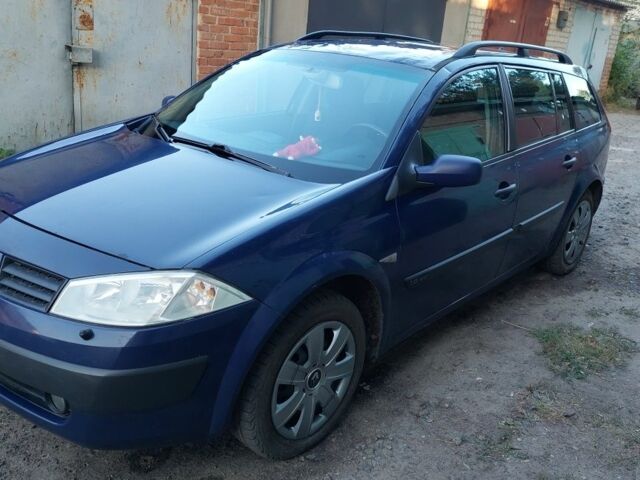 Синий Рено Меган, объемом двигателя 1.6 л и пробегом 265 тыс. км за 2999 $, фото 1 на Automoto.ua