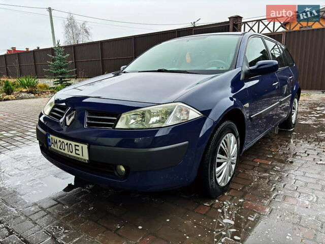Синій Рено Меган, об'ємом двигуна 1.6 л та пробігом 261 тис. км за 4300 $, фото 1 на Automoto.ua