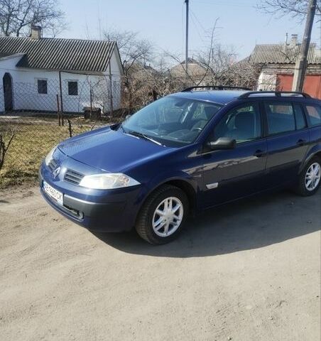 Синий Рено Меган, объемом двигателя 1.46 л и пробегом 270 тыс. км за 3850 $, фото 1 на Automoto.ua