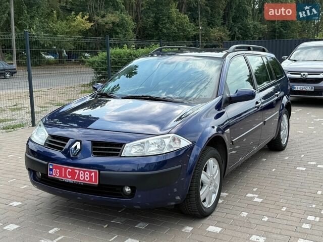 Синий Рено Меган, объемом двигателя 1.6 л и пробегом 135 тыс. км за 5690 $, фото 1 на Automoto.ua