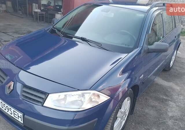 Синий Рено Меган, объемом двигателя 1.46 л и пробегом 282 тыс. км за 4500 $, фото 1 на Automoto.ua