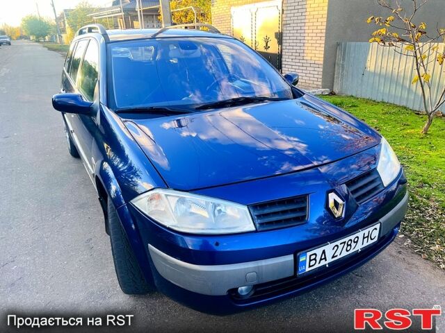 Синій Рено Меган, об'ємом двигуна 1.6 л та пробігом 220 тис. км за 4400 $, фото 1 на Automoto.ua