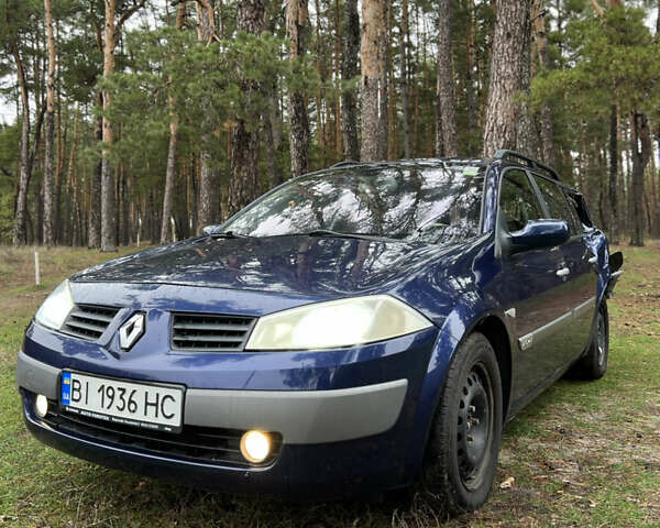 Синий Рено Меган, объемом двигателя 2 л и пробегом 280 тыс. км за 2450 $, фото 1 на Automoto.ua