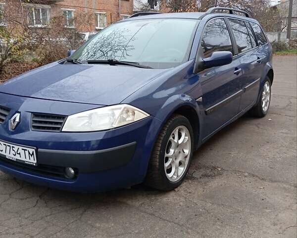 Синій Рено Меган, об'ємом двигуна 1.6 л та пробігом 260 тис. км за 4550 $, фото 1 на Automoto.ua