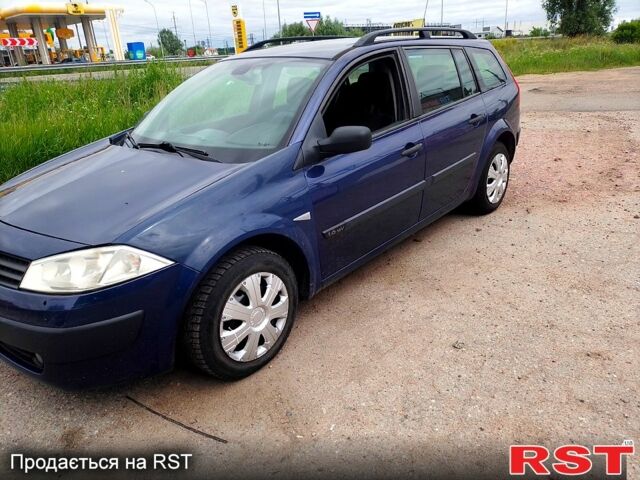 Синий Рено Меган, объемом двигателя 1.6 л и пробегом 274 тыс. км за 4300 $, фото 1 на Automoto.ua