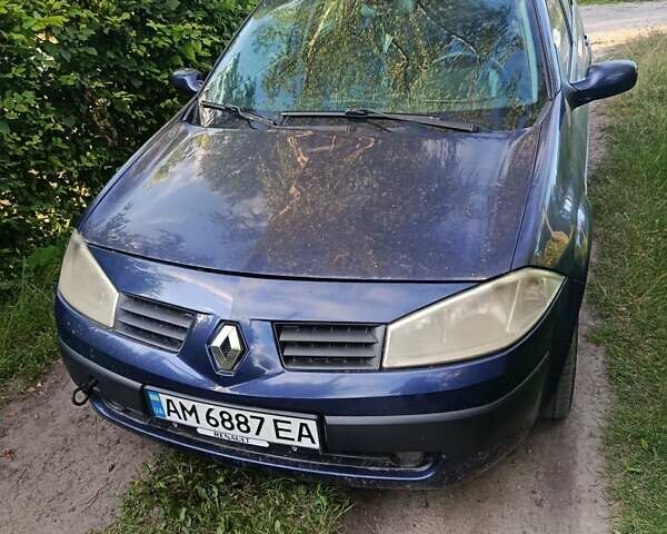 Синий Рено Меган, объемом двигателя 1.87 л и пробегом 250 тыс. км за 3500 $, фото 1 на Automoto.ua