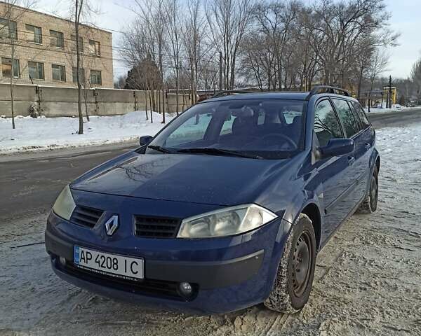 Синий Рено Меган, объемом двигателя 1.6 л и пробегом 250 тыс. км за 3700 $, фото 1 на Automoto.ua