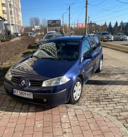 Синий Рено Меган, объемом двигателя 1.5 л и пробегом 320 тыс. км за 3699 $, фото 1 на Automoto.ua