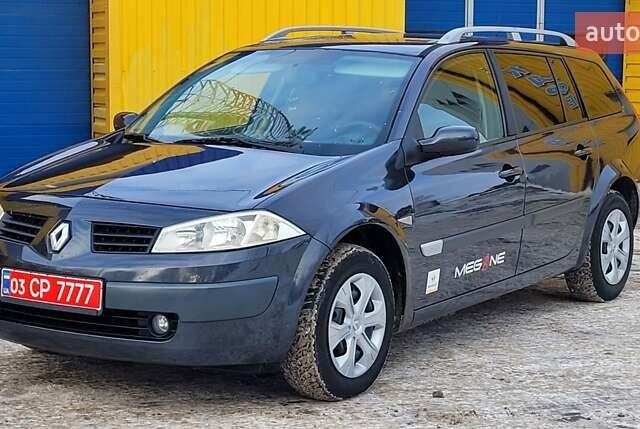 Синий Рено Меган, объемом двигателя 1.6 л и пробегом 183 тыс. км за 4850 $, фото 1 на Automoto.ua