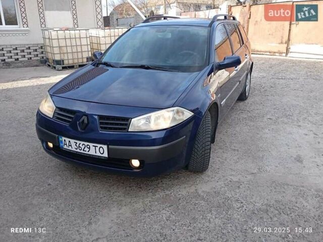 Синий Рено Меган, объемом двигателя 1.9 л и пробегом 32 тыс. км за 5500 $, фото 1 на Automoto.ua