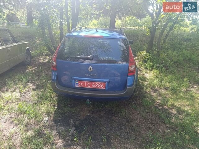 Синій Рено Меган, об'ємом двигуна 1.6 л та пробігом 185 тис. км за 5800 $, фото 1 на Automoto.ua