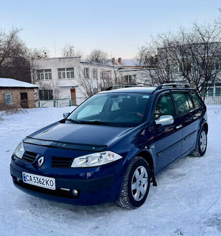 Синій Рено Меган, об'ємом двигуна 2 л та пробігом 197 тис. км за 5300 $, фото 1 на Automoto.ua
