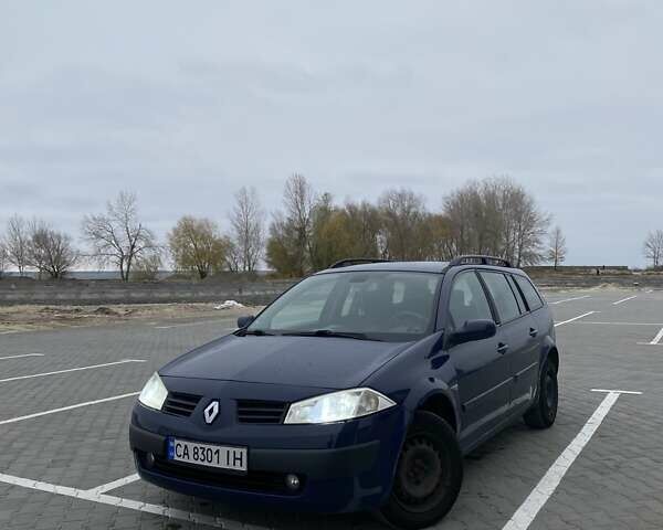Синий Рено Меган, объемом двигателя 1.4 л и пробегом 337 тыс. км за 4200 $, фото 1 на Automoto.ua