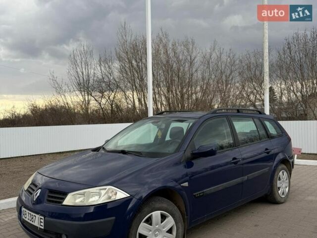 Синий Рено Меган, объемом двигателя 1.4 л и пробегом 200 тыс. км за 4300 $, фото 1 на Automoto.ua