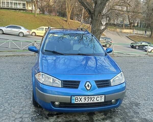 Синий Рено Меган, объемом двигателя 1.6 л и пробегом 268 тыс. км за 4400 $, фото 1 на Automoto.ua