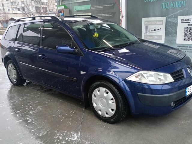 Синій Рено Меган, об'ємом двигуна 1.6 л та пробігом 320 тис. км за 4000 $, фото 1 на Automoto.ua