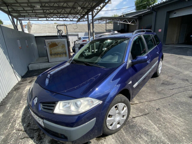 Синій Рено Меган, об'ємом двигуна 1.6 л та пробігом 225 тис. км за 5700 $, фото 1 на Automoto.ua