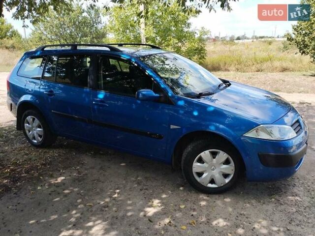 Синий Рено Меган, объемом двигателя 1.5 л и пробегом 201 тыс. км за 5700 $, фото 1 на Automoto.ua