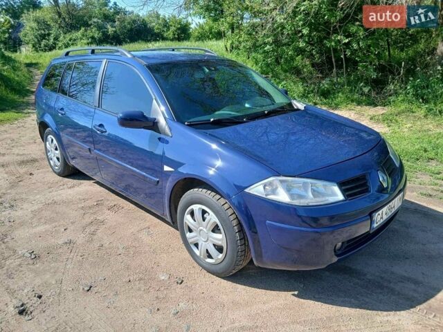 Синий Рено Меган, объемом двигателя 1.4 л и пробегом 292 тыс. км за 3699 $, фото 1 на Automoto.ua