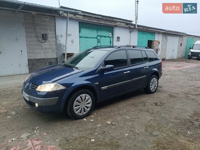 Синий Рено Меган, объемом двигателя 1.6 л и пробегом 210 тыс. км за 4900 $, фото 1 на Automoto.ua
