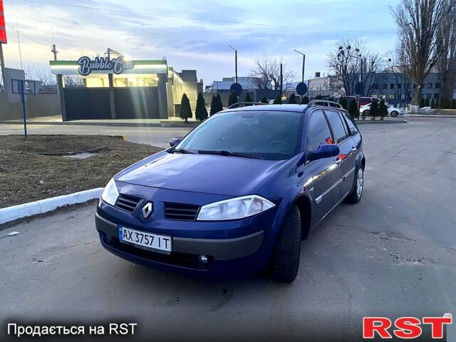 Синий Рено Меган, объемом двигателя 1.6 л и пробегом 347 тыс. км за 4900 $, фото 1 на Automoto.ua