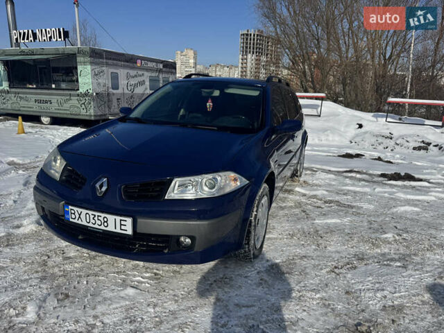 Синий Рено Меган, объемом двигателя 1.6 л и пробегом 260 тыс. км за 4750 $, фото 1 на Automoto.ua