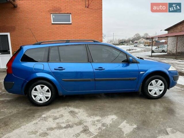 Синій Рено Меган, об'ємом двигуна 1.6 л та пробігом 216 тис. км за 4850 $, фото 1 на Automoto.ua