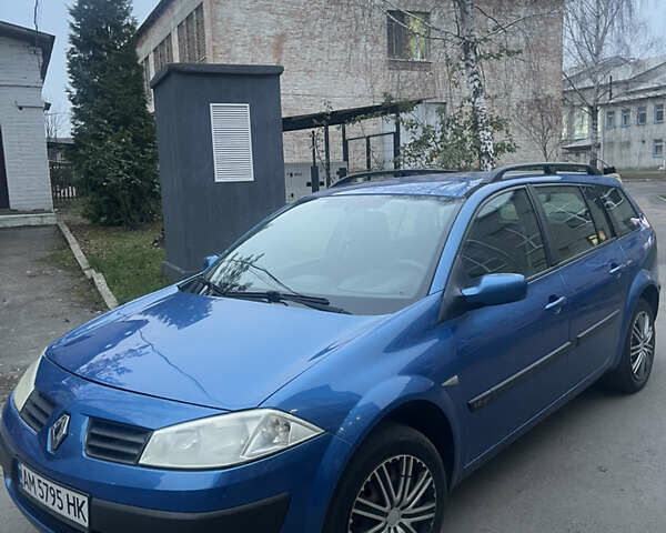 Синій Рено Меган, об'ємом двигуна 1.6 л та пробігом 321 тис. км за 3850 $, фото 1 на Automoto.ua