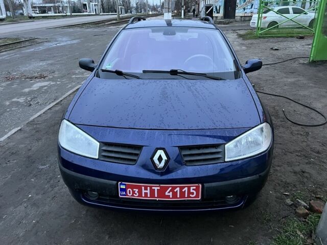 Синій Рено Меган, об'ємом двигуна 1.6 л та пробігом 225 тис. км за 5250 $, фото 1 на Automoto.ua