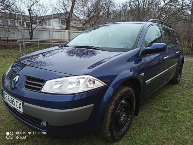 Синий Рено Меган, объемом двигателя 1.5 л и пробегом 303 тыс. км за 4200 $, фото 1 на Automoto.ua