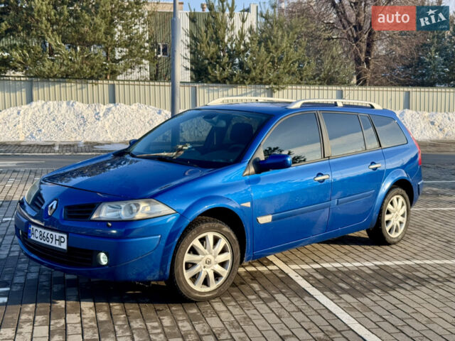 Синій Рено Меган, об'ємом двигуна 1.6 л та пробігом 218 тис. км за 5600 $, фото 1 на Automoto.ua