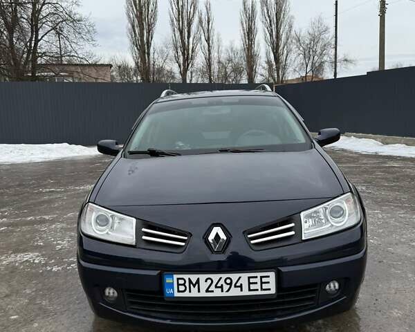 Синий Рено Меган, объемом двигателя 2 л и пробегом 260 тыс. км за 6000 $, фото 1 на Automoto.ua