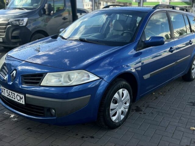 Синий Рено Меган, объемом двигателя 1.6 л и пробегом 237 тыс. км за 4900 $, фото 1 на Automoto.ua