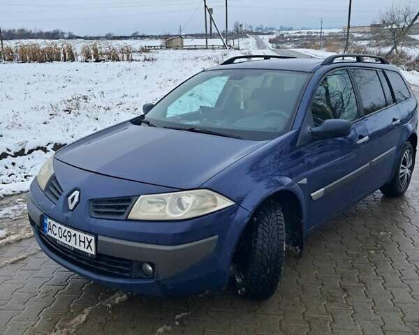 Синий Рено Меган, объемом двигателя 1.46 л и пробегом 380 тыс. км за 4500 $, фото 1 на Automoto.ua