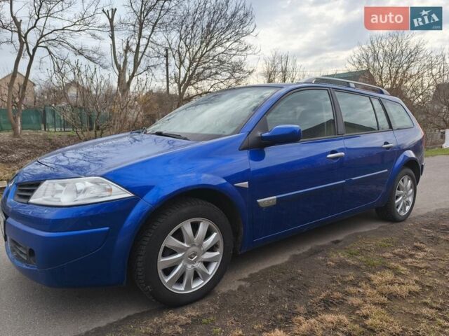 Синий Рено Меган, объемом двигателя 1.6 л и пробегом 222 тыс. км за 4999 $, фото 1 на Automoto.ua