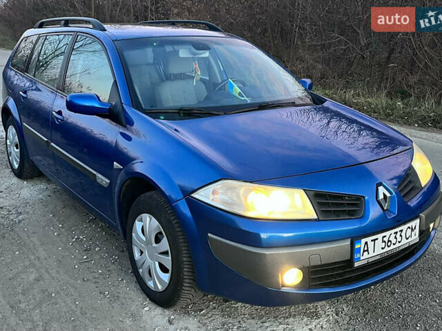 Синий Рено Меган, объемом двигателя 1.6 л и пробегом 230 тыс. км за 5200 $, фото 1 на Automoto.ua
