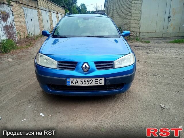 Синій Рено Меган, об'ємом двигуна 2 л та пробігом 230 тис. км за 4200 $, фото 1 на Automoto.ua