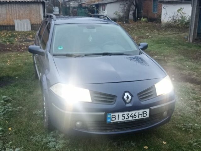 Синий Рено Меган, объемом двигателя 1.9 л и пробегом 445 тыс. км за 4650 $, фото 1 на Automoto.ua