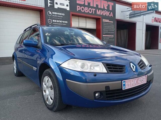 Рено Меган 2006 у Сумах на Automoto.ua Синій Рено Меган, об'ємом двигуна 1.6 л та пробігом 163 тис. км за 5200 $, фото 1 на Automoto.ua